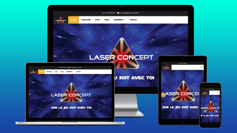 creation site internet laser game avignon