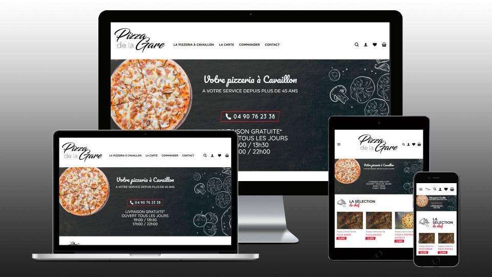 creation site ecommerce pizzeria