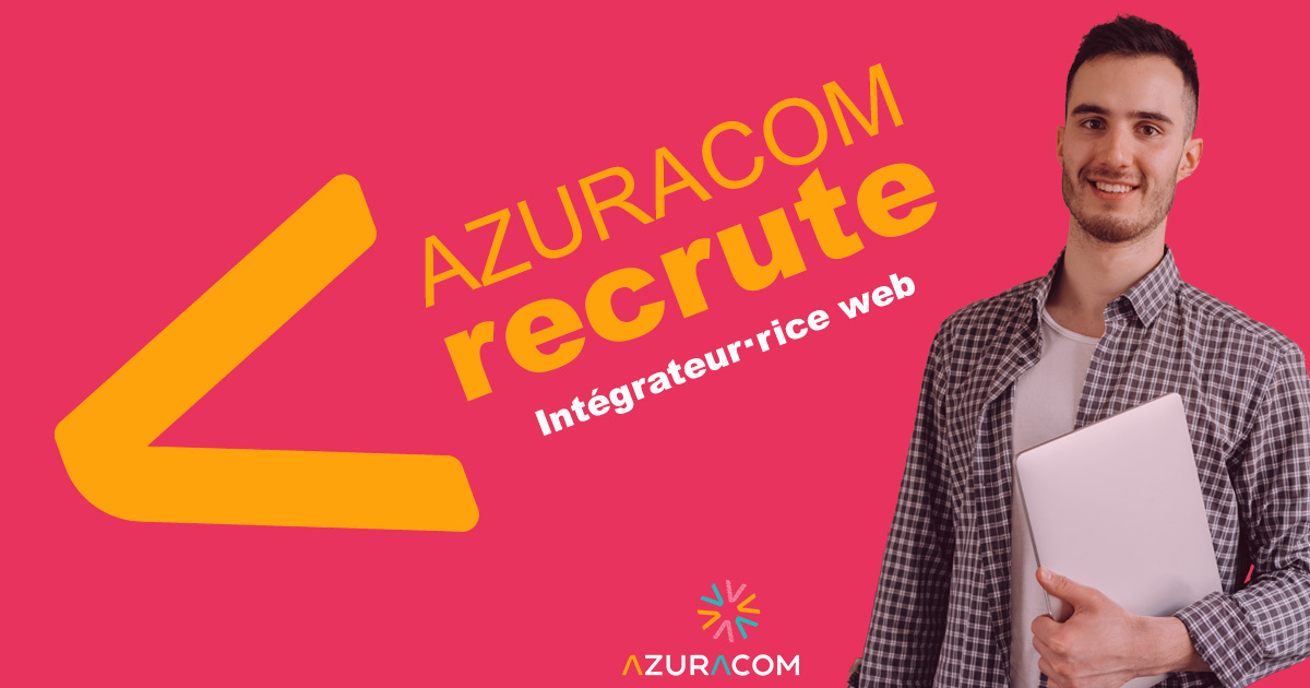 azuracom recrute une integrateurrice web